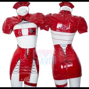 Red Nurse Outfit
